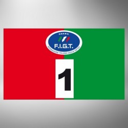 Kit fasce identificative verticali rosso verde