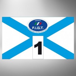 Kit fasce identificative X bianco ciano