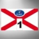 Kit fasce identificative X bianco rosso