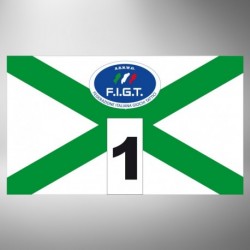 Kit fasce identificative X bianco verde