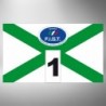 Kit fasce identificative X bianco verde