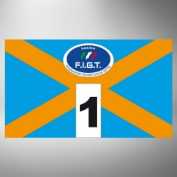 Kit fasce identificative X ciano arancio