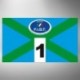 Kit fasce identificative X ciano verde