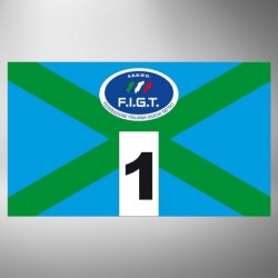 Kit fasce identificative X ciano verde