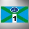 Kit fasce identificative X ciano verde