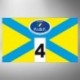 Kit fasce identificative X giallo ciano
