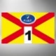 Kit fasce identificative X giallo rosso