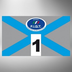 Kit fasce identificative X grigio ciano