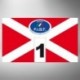 Kit fasce identificative X rosso bianco