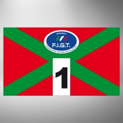 Kit fasce identificative X rosso verde