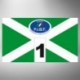 Kit fasce identificative X verde bianco