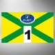 Kit fasce identificative X giallo verde