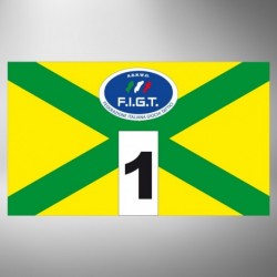 Kit fasce identificative X giallo verde