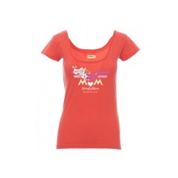 MA3828 - T-shirt ampio scollo WonderMom