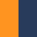 Arancio fluo - Blu Navy